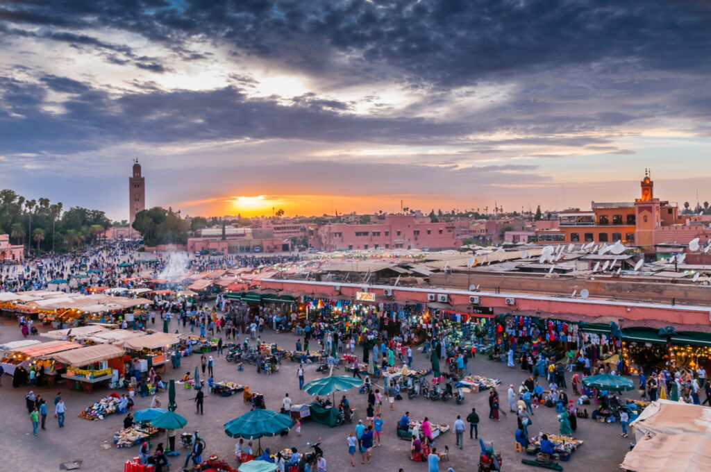 Marrakesch öffnet sich langsam wieder